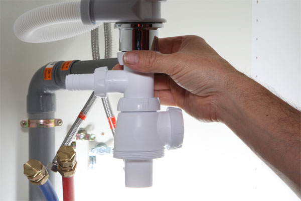 remplacement siphon évier